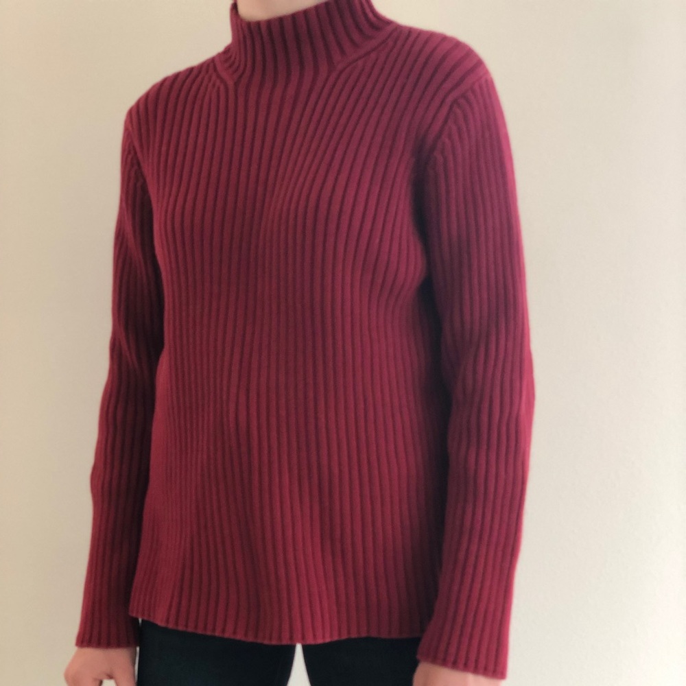 Ralph Lauren Red Turtle Neck Sweater